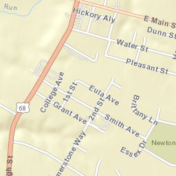 Mount Orab Ohio Street Map