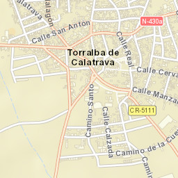 Torralba de Calatrava Street Map