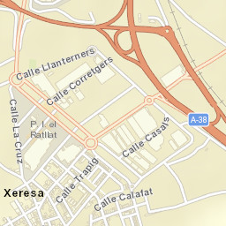 Xeresa Street Map