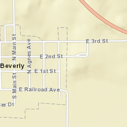 278th Rd Beverly KS 67423 America Street Map