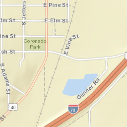 I-70 Junction City KS 66441 Street Map