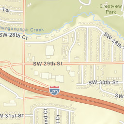 2815-2835 Southwest Fairlawn Road, Topeka Street Map