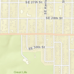 1008 Southeast 29th Street, Topeka, KS Street Map
