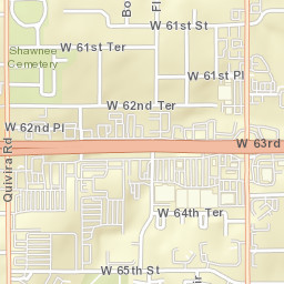 11346-11382 West 65th Street, Shawnee Street Map