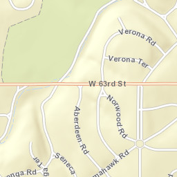 2800 Verona Rd Mission Hills KS Street Map