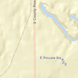 4314-4648 South County Road 800 East Street Map