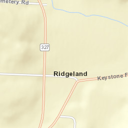 Ridgeland Ohio Street Map