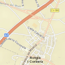 Rotglá y Corbera Street Map