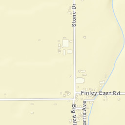Finley California Street Map