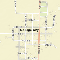 College City California Street Map
