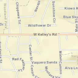 1017 Mateo Camino, Woodland Park, CO Street Map