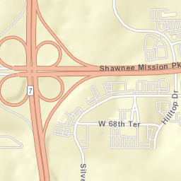 West 66th Terrace, Shawnee, KS 66226 Street Map