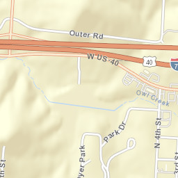 400-404 North Park Drive, Odessa, MO Street Map