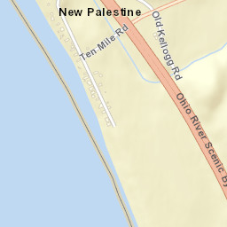 New Palestine Ohio Street Map