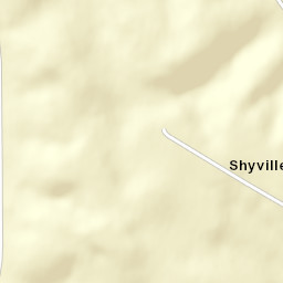 Shyville Ohio Street Map