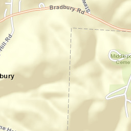 Bradbury Ohio Street Map