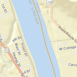 Carletonville Ohio Street Map