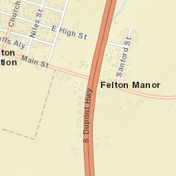 Felton Manor Delaware Street Map