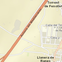 Llanera de Ranes Street Map