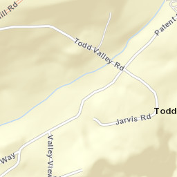 Todd Valley California Street Map