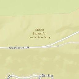Air Force Academy Street Map