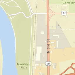 1415 North 1800 Road, Lawrence, KS 66044 Street Map