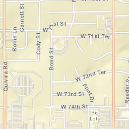 7321-7339 Quivira Road, Shawnee, KS Street Map