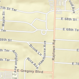 6751-6799 Raytown Road, Raytown, MO Street Map