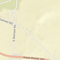 Bantam Ohio Street Map
