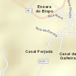 Enxara do Bispo Street Map