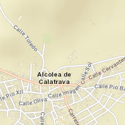Alcolea de Calatrava Street Map