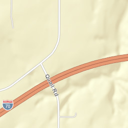 Interstate 70, Chapman, KS 67431, America Street Map
