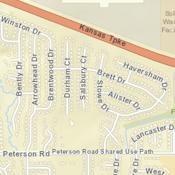 640 Bently Drive, Lawrence, KS 66049 Street Map