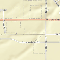 1904-1998 West Jourdan Street Newton IL Street Map