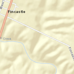 Fincastle Ohio Street Map