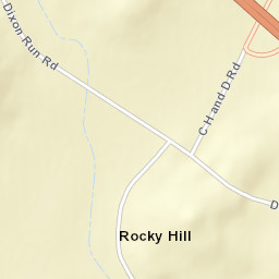 Rocky Hill Ohio Street Map