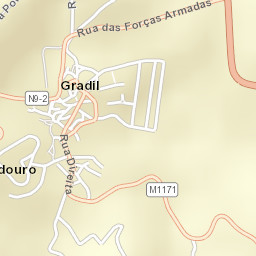 Gradil Street Map
