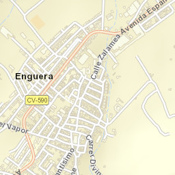 Enguera Street Map