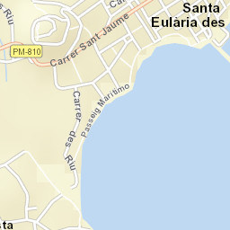 Santa Eulària des Riu Street Map