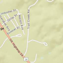 Lake George Colorado Street Map