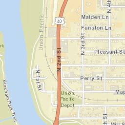 U.S. 40, Lawrence, KS 66044, USA Street Map