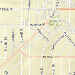 Overland Park, Kansas Street Map