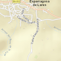 Esparragosa de Lares Street Map