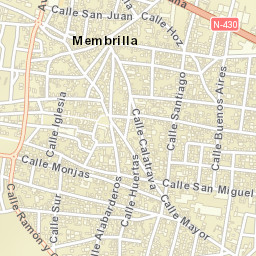 Membrilla Street Map
