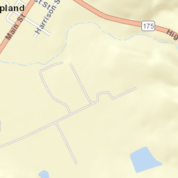 Old Hopland California Street Map