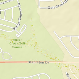 9906 Kings Canyon Drive Peyton CO Street Map