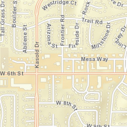 600-676 Kasold Drive, Lawrence, KS 66049 Street Map