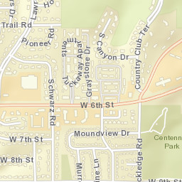 529 Lawrence Avenue, Lawrence, KS Street Map