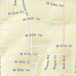 8700 Reeds Rd, Overland Park, KS 66207 Street Map