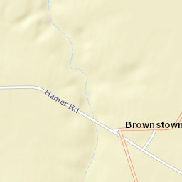 Brownstown Ohio Street Map